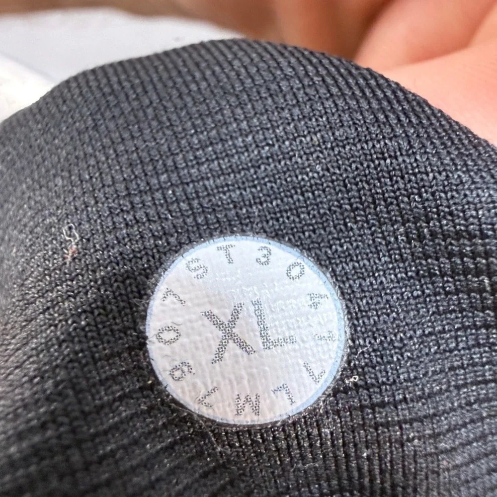 Lululemon Athletic Shorts Pace Breaker Regular XL Black Grey Glitch Print Lined - Picture 2 of 9